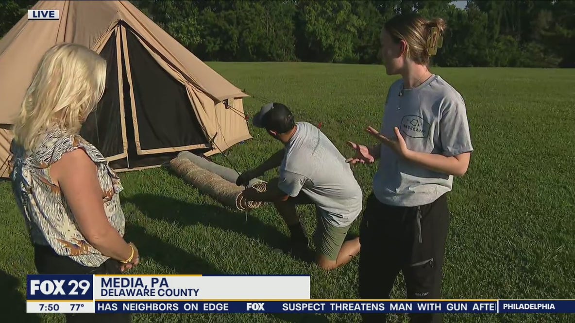 It's time to go 'glamping'!